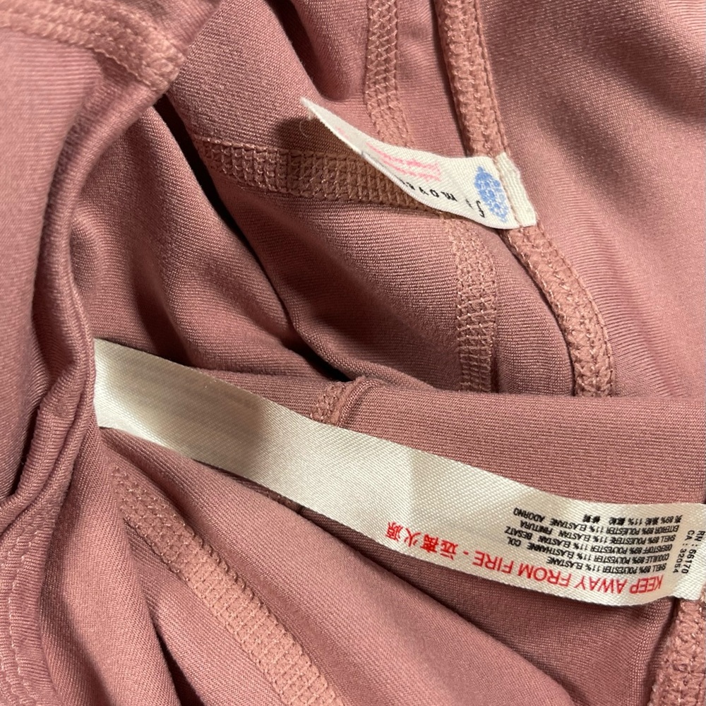 Free People Your’e a Peach Leggings in Fireside/ Pink/ Mauve S - Picture 11 of 11